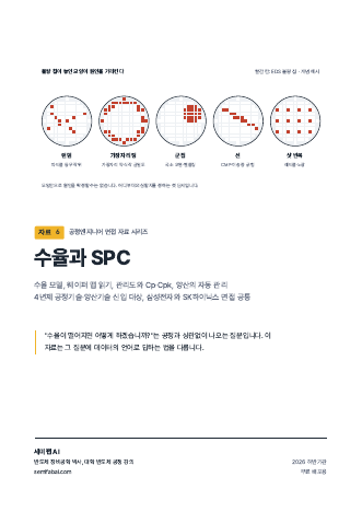 자료 6 수율과 SPC 표지